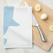 ハンマーヘッドシャーク キッチンタオル (四つ折り)