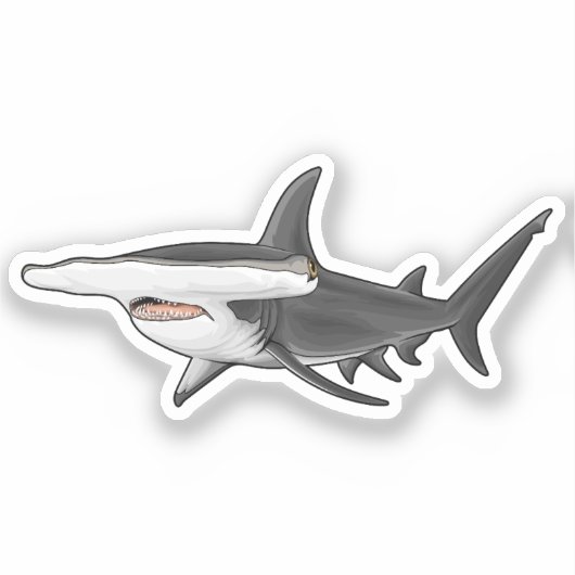 ハンマーヘッドシャーク シール (正面)