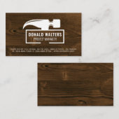 ハンマーヘッド工具 | 木製ボード 名刺 (正面/裏面)