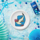 ハンマーヘッド·シャーク ペーパープレート (パーティー)