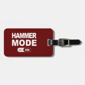 ハンマーモードオン ラゲッジタグ (正面横)