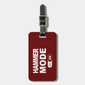 ハンマーモードオン ラゲッジタグ (正面縦)