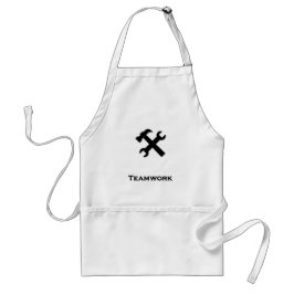 ハンマーレンチチームワークブラック スタンダードエプロン