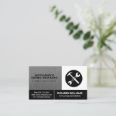 ハンマーレンチロゴ | 修理工 名刺 (スタンド正面)