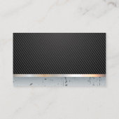 ハンマーレンチロゴ |炭素繊維 |メタリック 名刺 (裏面)