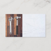 ハンマーレンチ |木製ボード 名刺 (裏面)