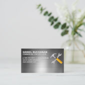 ハンマーレンチ |金属 名刺 (スタンド正面)