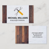 ハンマーレンチ | Spackle |木材 名刺 (正面/裏面)