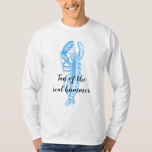 ハンマーロブスター ライトブルーシリーズ Tシャツ (正面)