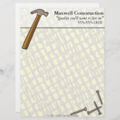 ハンマー及びネイルレターヘッド レターヘッド (正面/裏面)