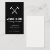 ハンマー工具ハードウェア 名刺 (正面/裏面)