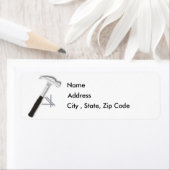 ハンマー差出人住所ラベル ラベル (インサイチュ)