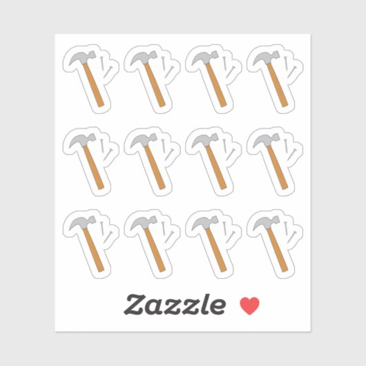 ハンマー建築保守ホーム改善 シール (シート)