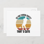 ハンマー投げことわざ |ヘビーアスレチックスギフトアイディア ポストカード (正面/裏面)