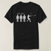 ハンマー投げトラック中の他の人々 Tシャツ (デザイン正面)