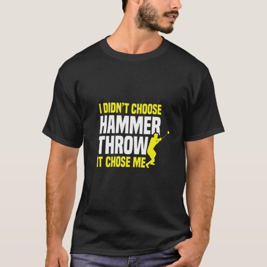 ハンマー投げ投げスロワー陸上競技 Tシャツ (正面)