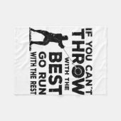 ハンマー投げ フリースブランケット (正面(横))