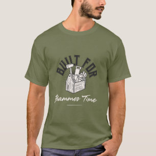 ハンマー時間ハンマー時間用に構築 Tシャツ