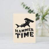 ハンマー時間 | Hammerhead Shark愛好家のためのデザイン ポストカード (スタンド正面)