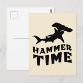 ハンマー時間 | Hammerhead Shark愛好家のためのデザイン ポストカード (正面/裏面)