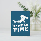 ハンマー時間 | Hammerhead Shark愛好家のためのデザイン ポストカード (スタンド正面)