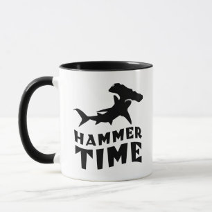 ハンマー時間 Hammerhead Shark愛好家のためのデザイン マグカップ