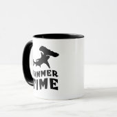 ハンマー時間 | Hammerhead Shark愛好家のためのデザイン マグカップ (正面左)