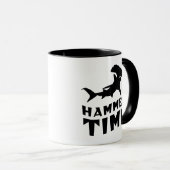 ハンマー時間 | Hammerhead Shark愛好家のためのデザイン マグカップ (正面右)