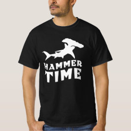 ハンマー時間 | Hammerhead Shark愛好家のためのデザイン Tシャツ