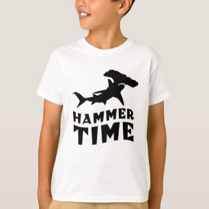 ハンマー時間 Hammerhead Shark愛好家のためのデザイン Tシャツ