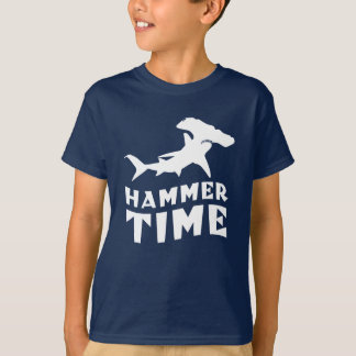 ハンマー時間 | Hammerhead Shark愛好家のためのデザイン Tシャツ