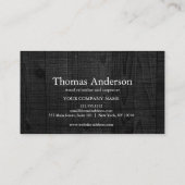 ハンマー木製大工建築 名刺 (裏面)