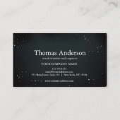 ハンマー木製大工建築 名刺 (裏面)