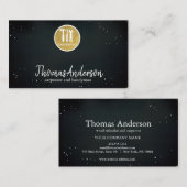 ハンマー木製大工建築 名刺 (正面/裏面)