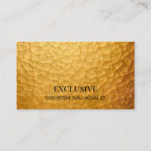 ハンマー金ゴールドブラックスタイリッシュ独占的 名刺 (正面)
