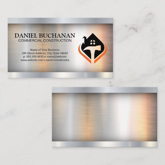 ハンマー金属工業 名刺 (正面/裏面)