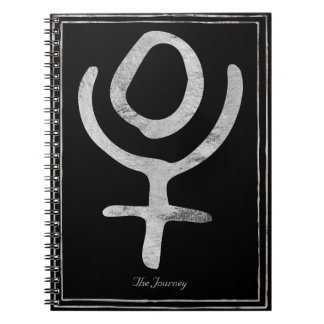 ハンマー銀スタイルの冥王星のシンボル ノートブック