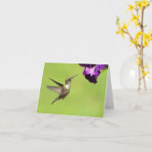 ハンマー飛行中にカード カード (黄色い花)