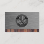 ハンマー |不動産実在プロパティ |建築 名刺 (裏面)