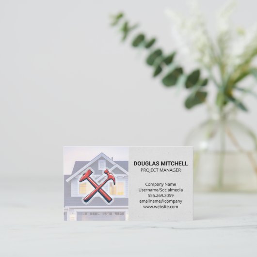 ハンマー |住宅 名刺 (スタンド正面)