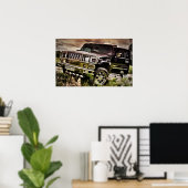 ハンマーH2プリント ポスター (ホームオフィス)