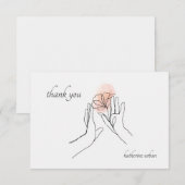 ハンミニマルズフラットサンキューカード サンキューカード (正面/裏面)