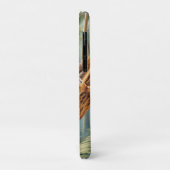 ハンモおもしろいックにサングラスを入れたナマケモノ Case-Mate iPhoneケース (裏面/左)