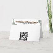 ハンモおもしろいックの父の日のパパ カード (裏面)