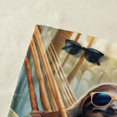 ハンモおもしろいック、個人的なサングラスを持ったスロッス ビーチタオル (インサイチュ)