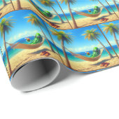 ハンモックのグリーンディル漬け ラッピングペーパー (ロールコーナー)