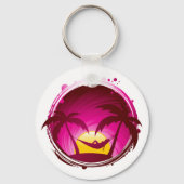 ハンモックの女性 キーホルダー (裏面)