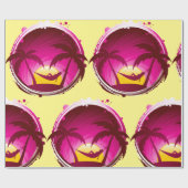 ハンモックの女性 ラッピングペーパー (フラット)