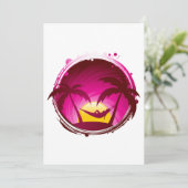 ハンモックの女性 招待状 (スタンド正面)