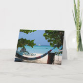 ハンモックの退職 カード (正面)